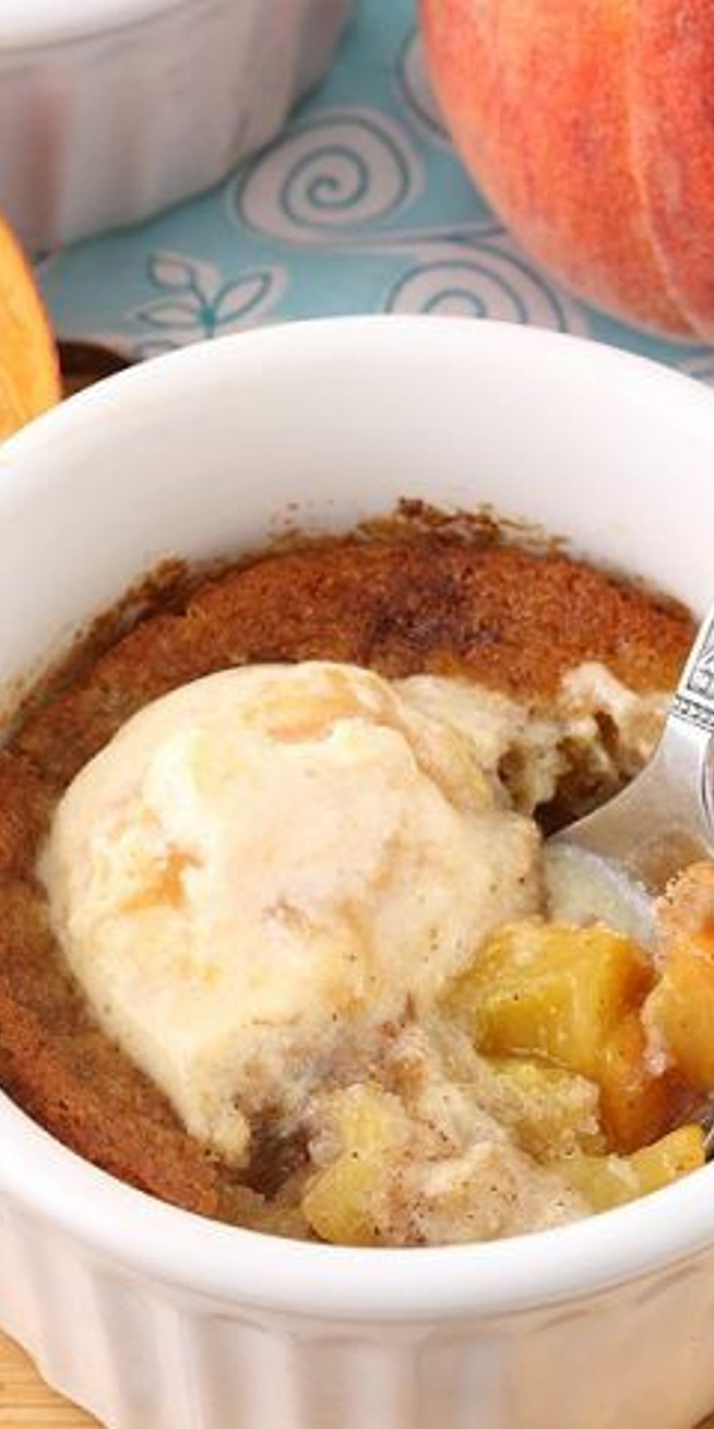 Peach Cobbler For Two