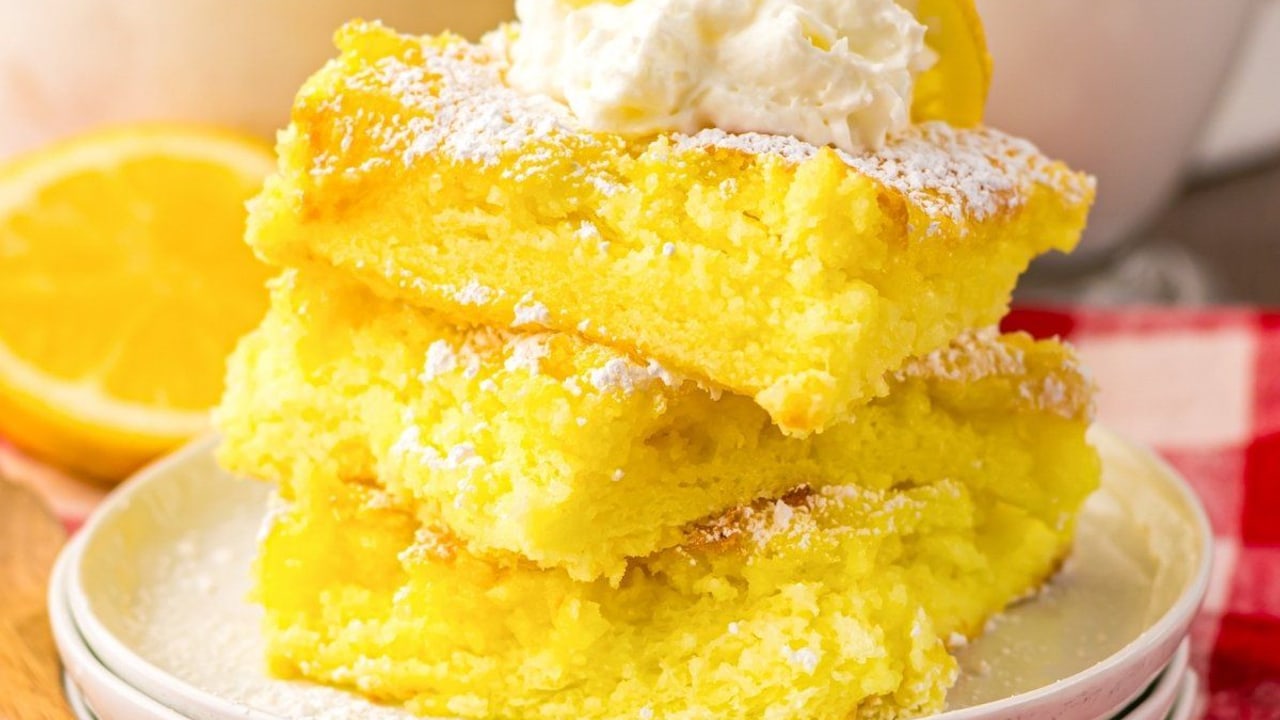 Two Ingredient Lemon Bars